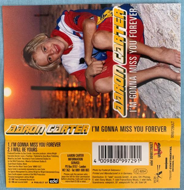 Aaron Carter - I'm Gonna Miss You Forever
