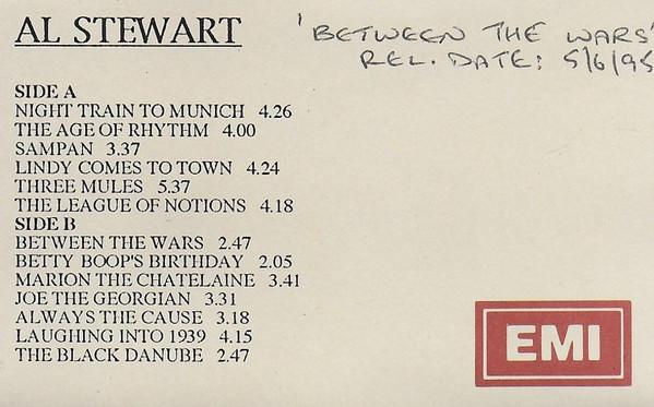 Al Stewart, Laurence Juber - Between The Wars