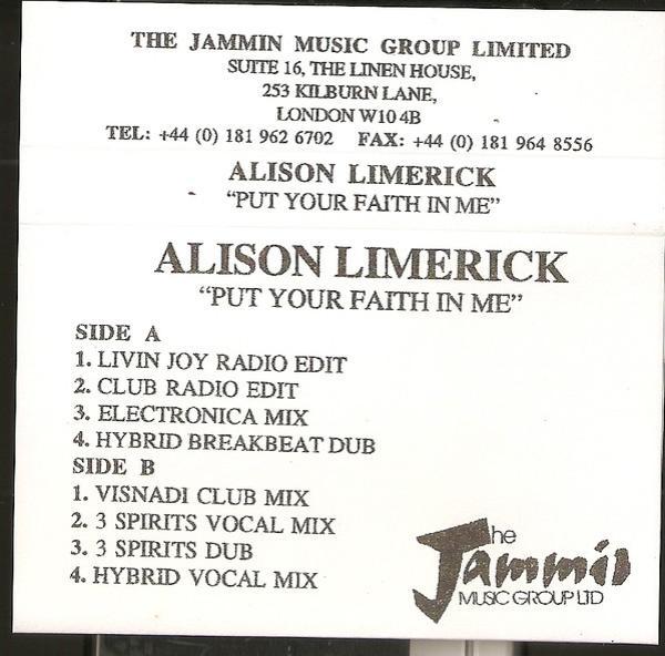 Alison Limerick - Put Your Faith In Me