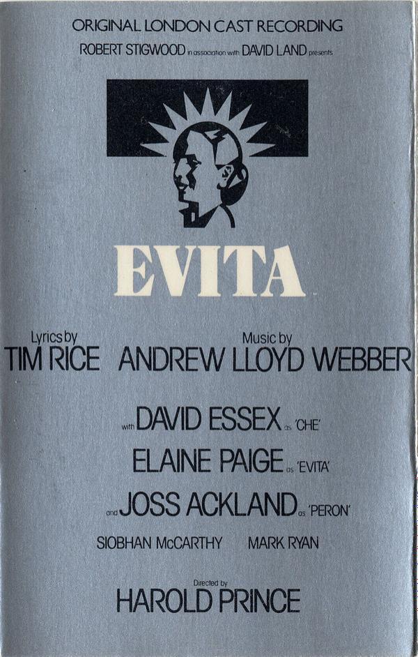 Andrew Lloyd Webber And Tim Rice - Evita: Original London Cast Recording