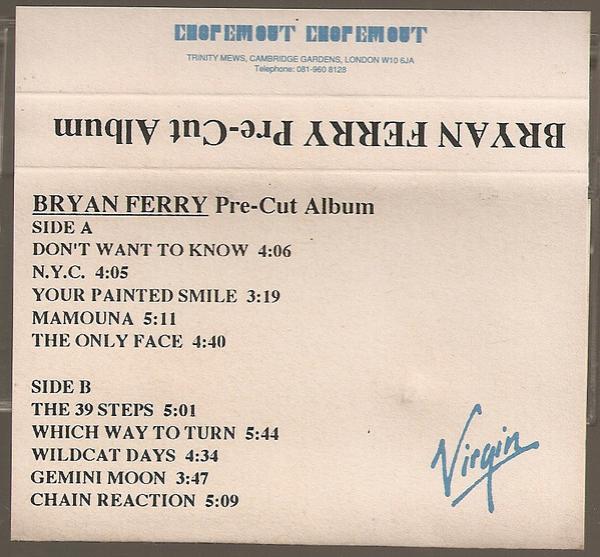 Bryan Ferry - Pre-Cut Album