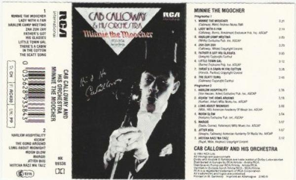 Cab Calloway And His Orchestra - Minnie The Moocher: 1933-1934 Recordings