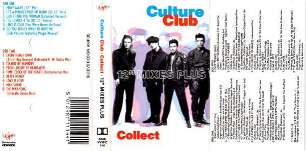 Culture Club - Collect - 12" Mixes Plus