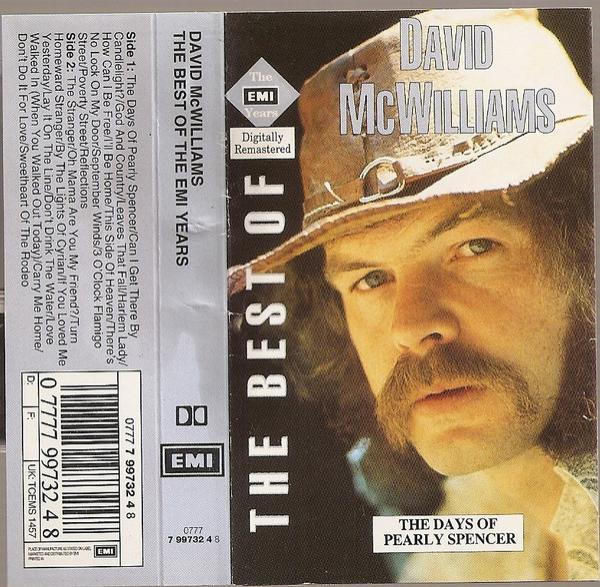 David McWilliams - The Best Of The EMI Years / The Days Of Pearly Spencer