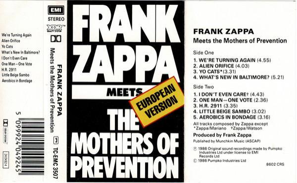 Frank Zappa - Frank Zappa Meets The Mothers Of Prevention