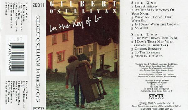 Gilbert O'Sullivan - In The Key Of G