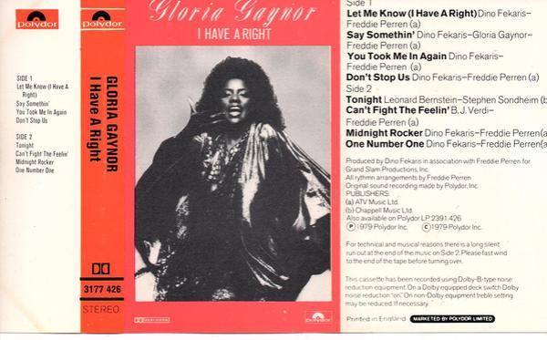 Gloria Gaynor - I Have A Right