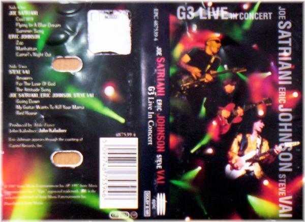 Joe Satriani, Eric Johnson (2), Steve Vai, G3 (6) - G3 Live In Concert