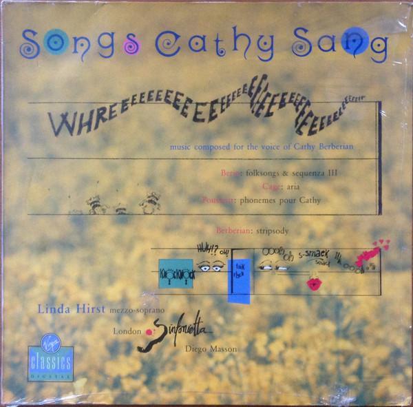 John Cage, Luciano Berio, Henri Pousseur, Cathy Berberian, Linda Hirst, London Sinfonietta, Diego Masson - Songs Cathy Sang