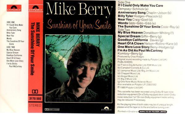 Mike Berry - The Sunshine Of Your Smile