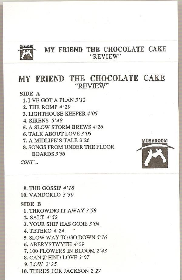 My Friend The Chocolate Cake - Review