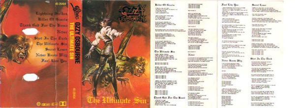 Ozzy Osbourne - The Ultimate Sin