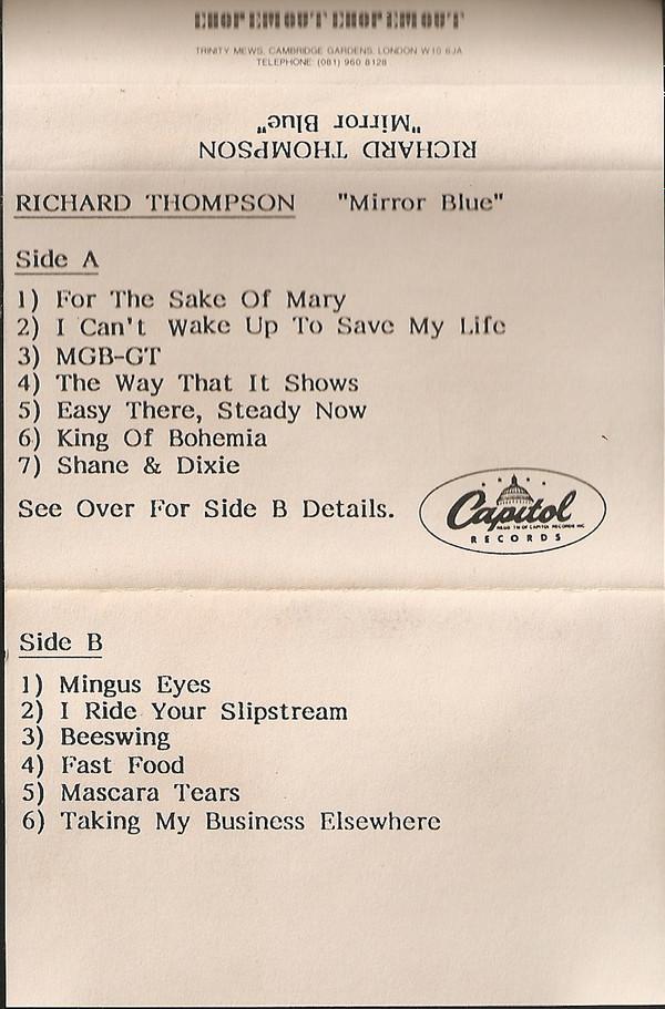 Richard Thompson - Mirror Blue