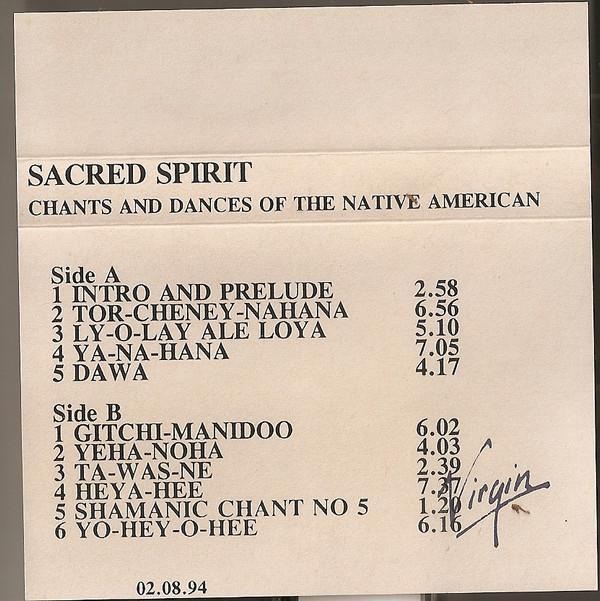 Sacred Spirit - Chants And Dances Of The Native American
