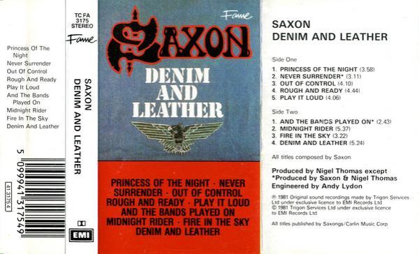 Saxon - Denim And Leather