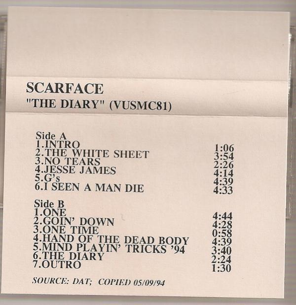 Scarface (3) - The Diary