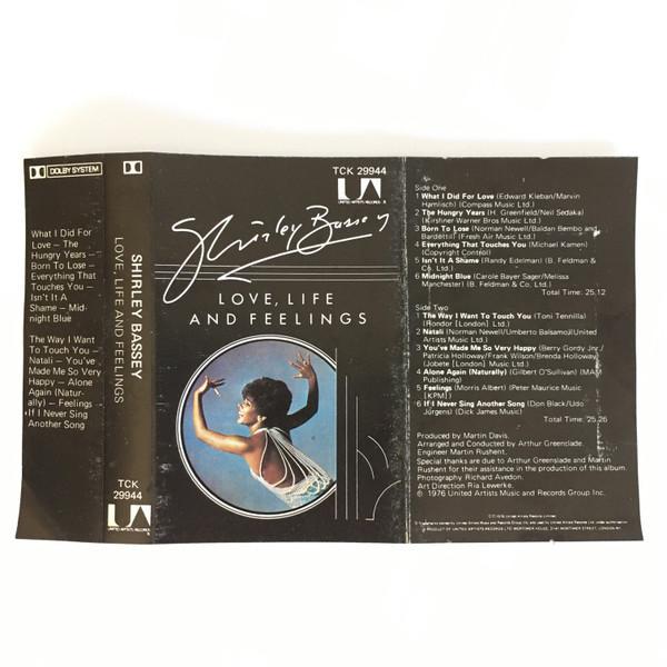 Shirley Bassey - Love, Life And Feelings