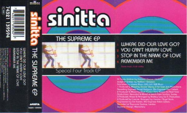 Sinitta - The Supreme EP