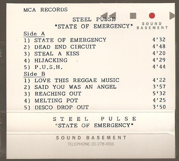 Steel Pulse - State Of Emergency