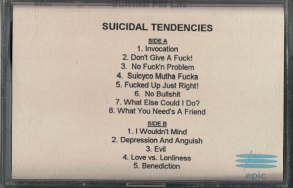 Suicidal Tendencies - Suicidal For Life