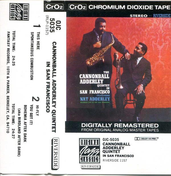 The Cannonball Adderley Quintet - In San Francisco