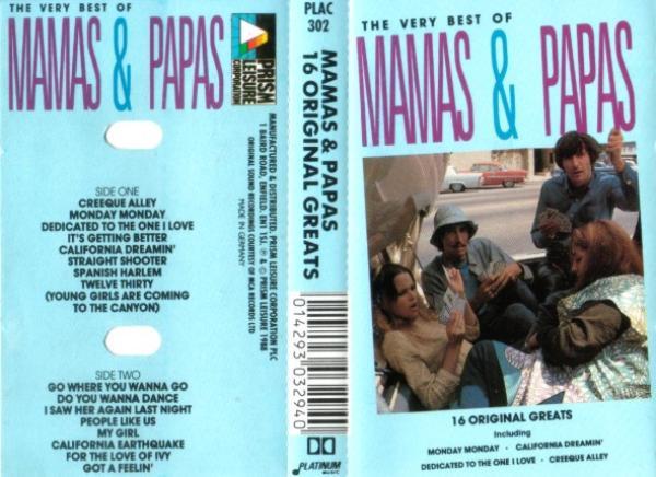 The Mamas & The Papas - 16 Original Greats (The Very Best Of)