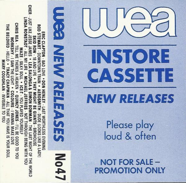  - WEA Instore Cassette - WEA New Releases No 47