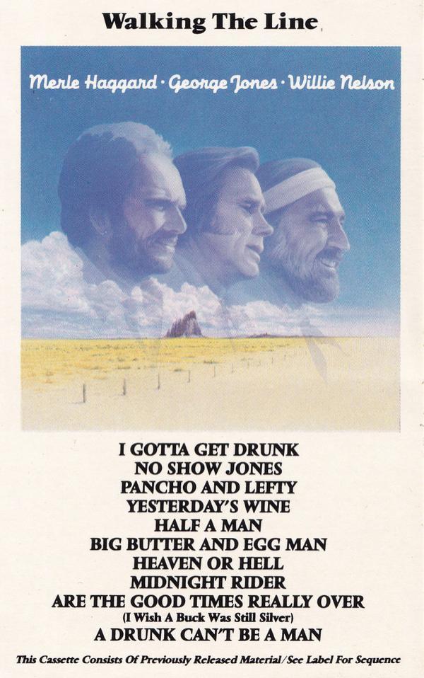 Willie Nelson, Merle Haggard, George Jones (2) - Walking The Line